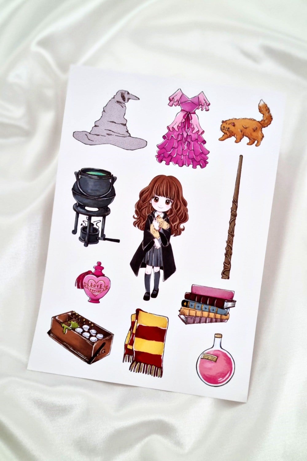Hermıone Anime Sticker