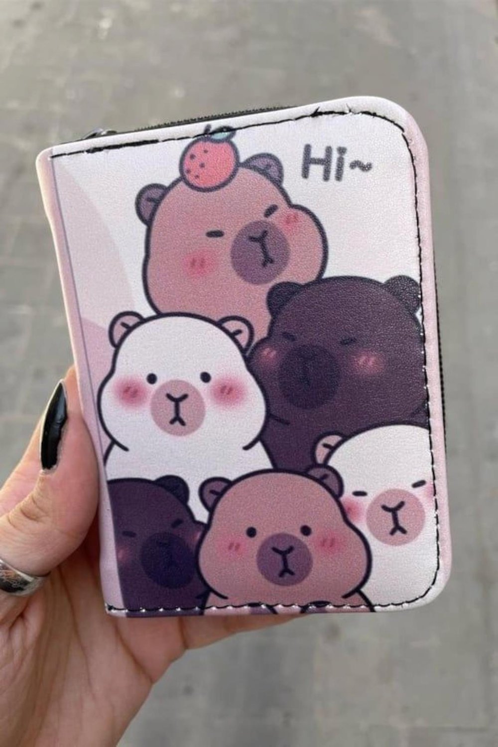 Hi Capybara Kısa Cüzdan