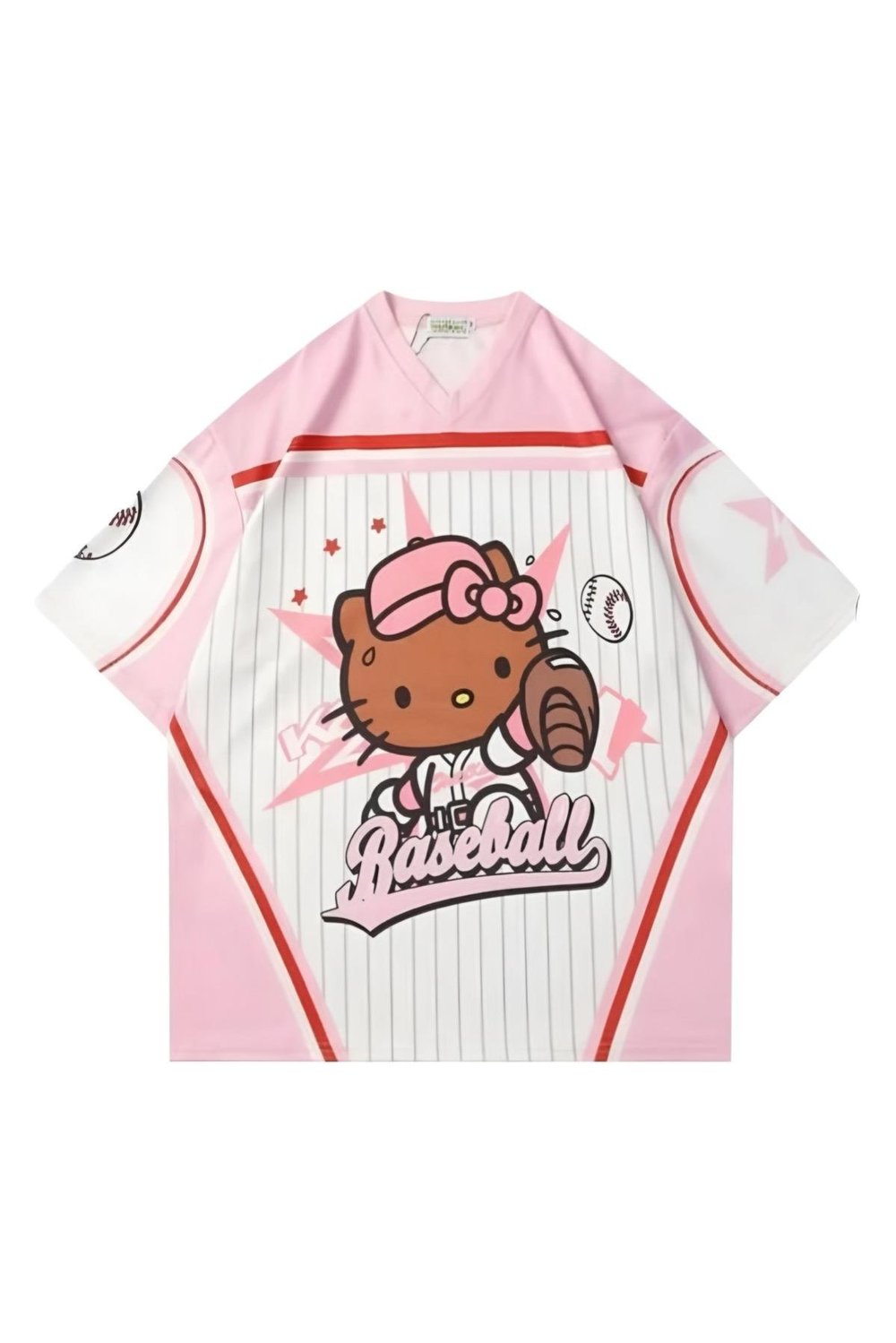 Kitty Baseball Oversize T-shirt