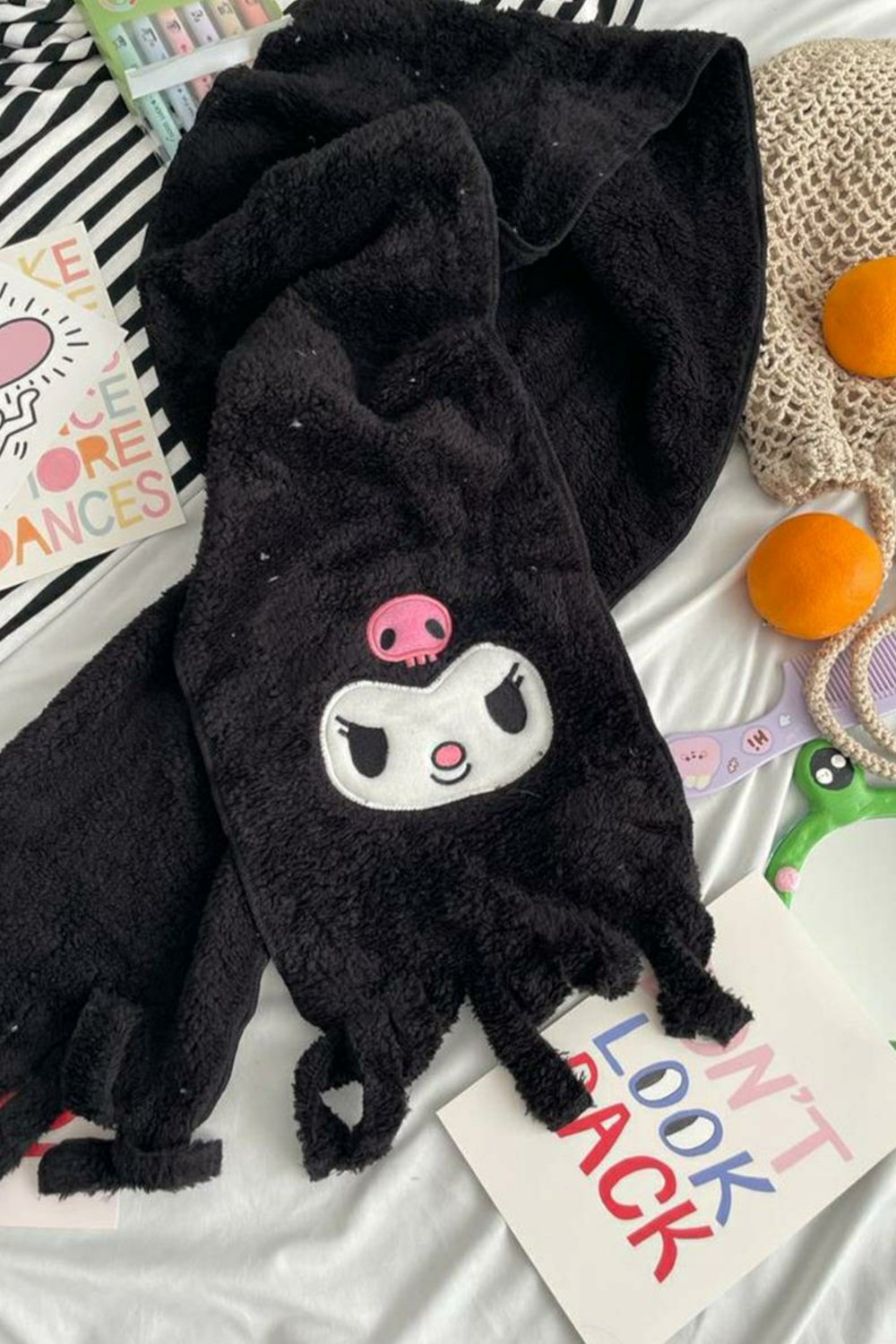 Kuromi Peluş Atkı