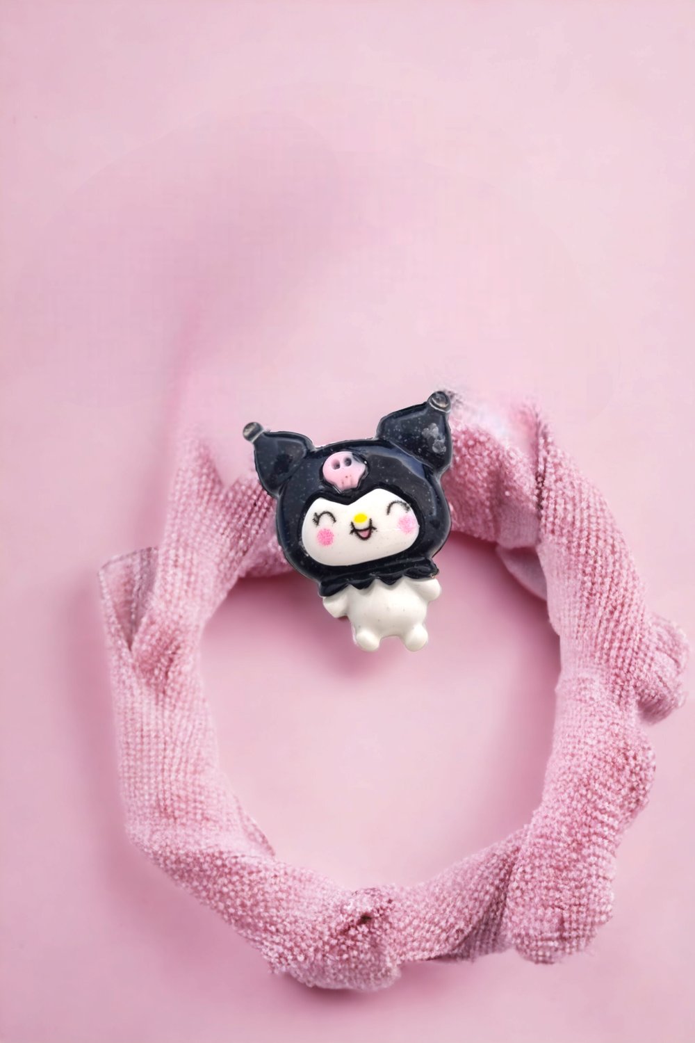 Kuromi Smiley Face Yüzük