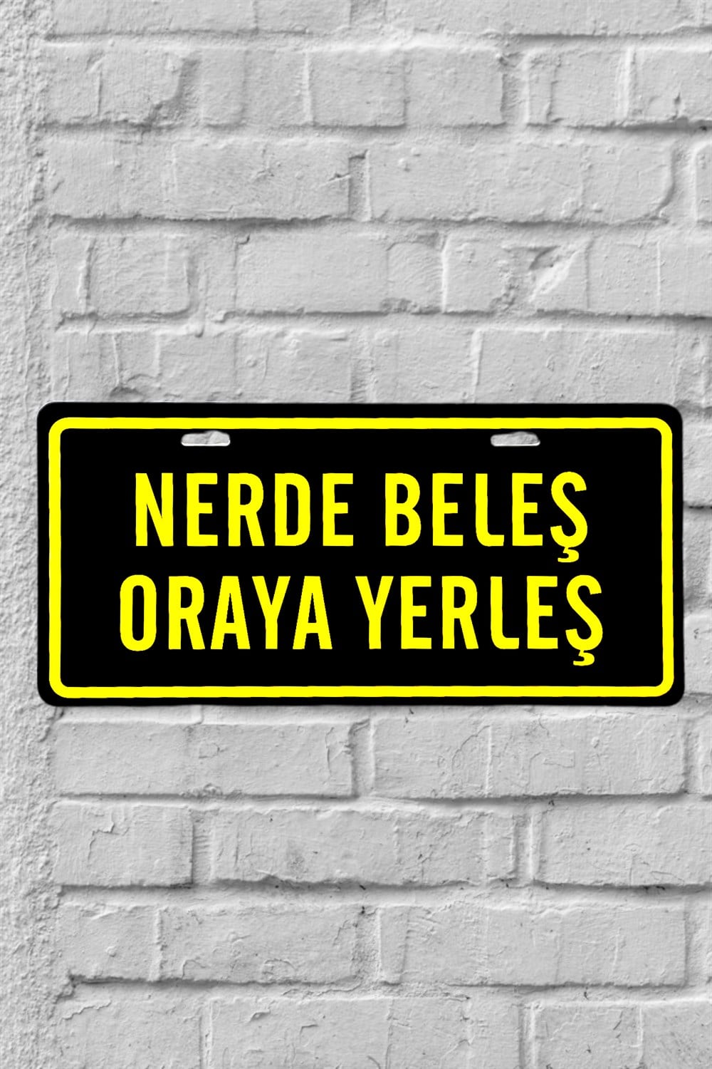 Nerde Beleş Ahşap Poster