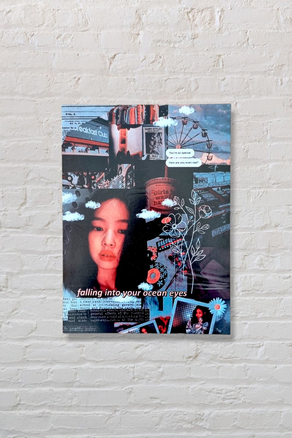 Ocean Eyes Ahşap Poster