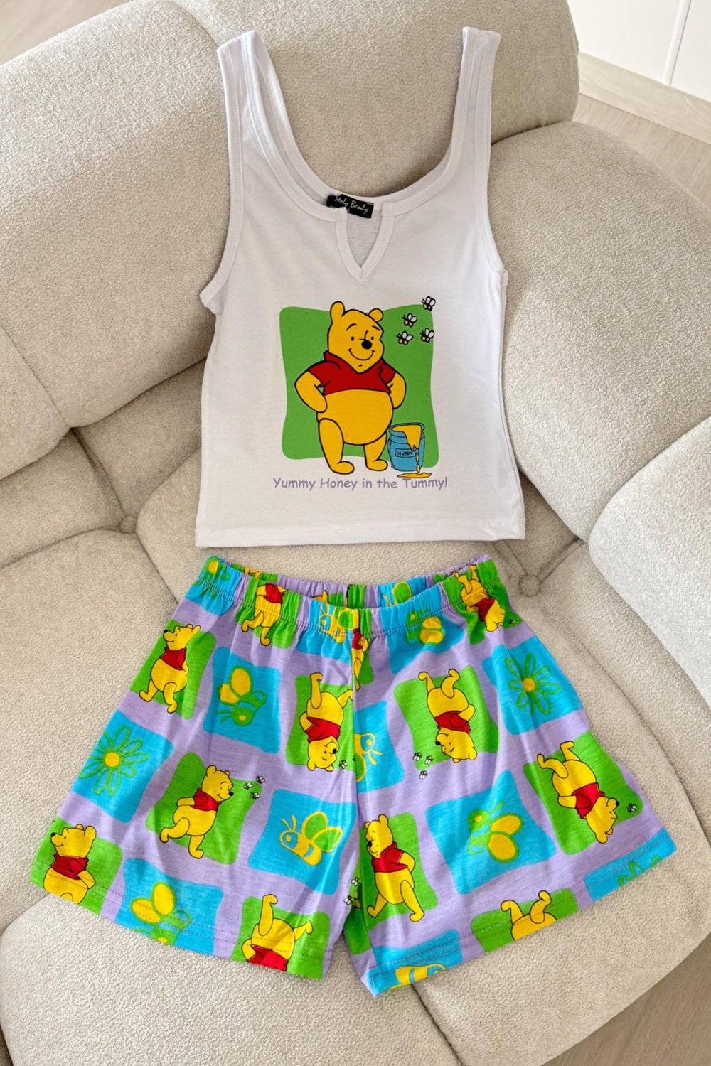 Pooh Şortlu Takım