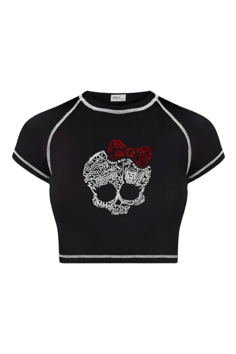 Ribbon Skull Crop