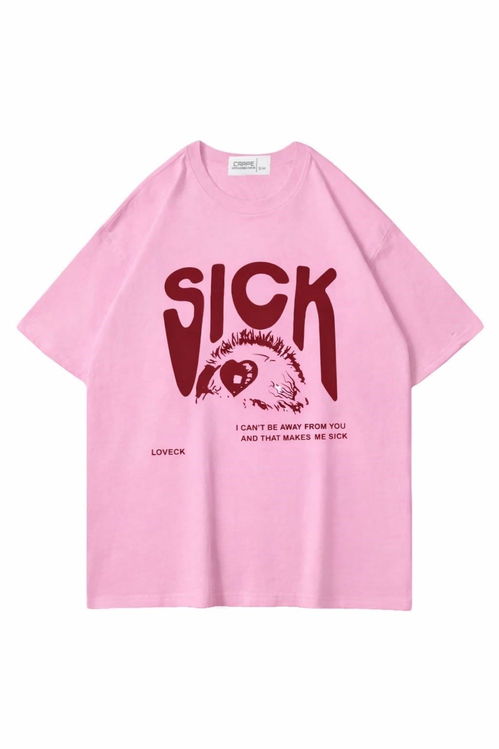 Sıck Pink Oversize T-shirt