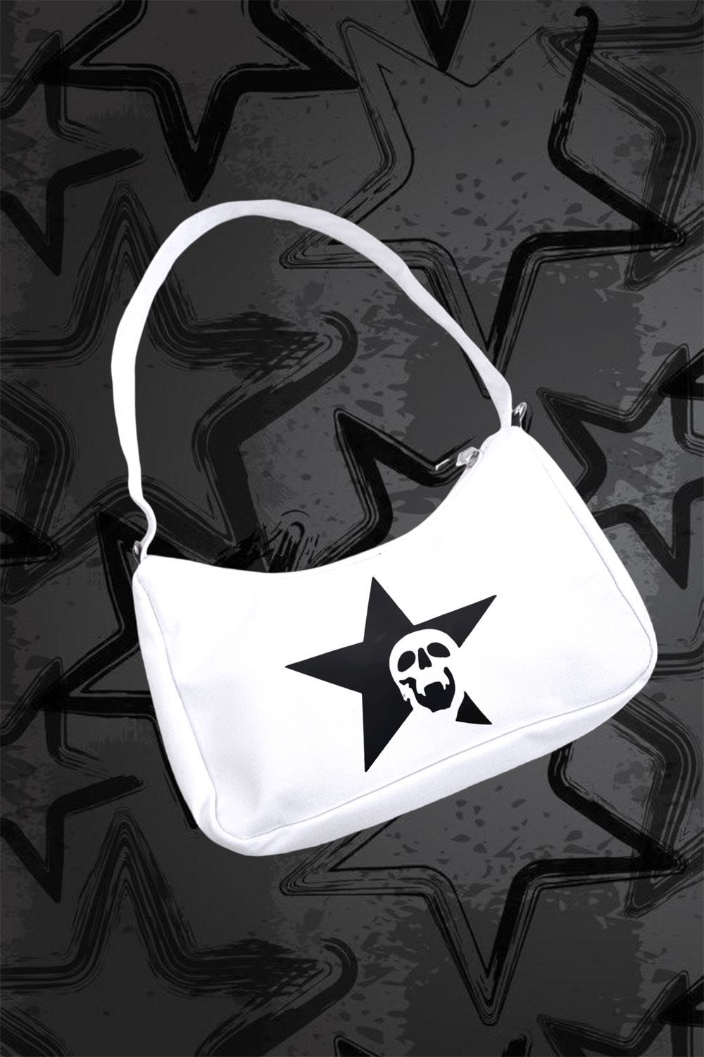 Skull Star Baget Çanta