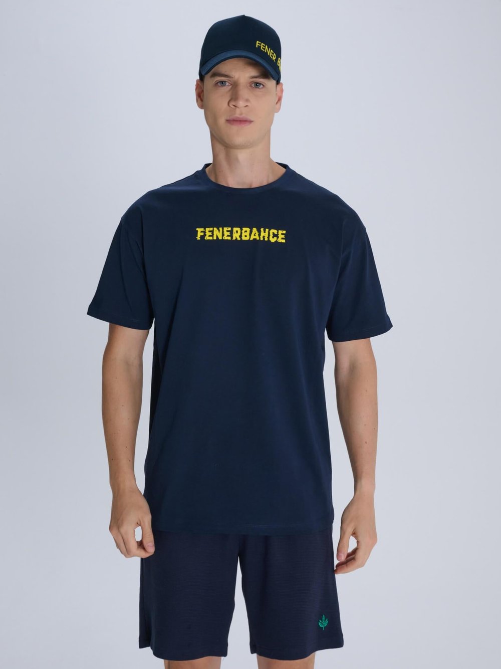 Fenerbahçe Sarı Lacivert Erkek Tişört TK010EFY40