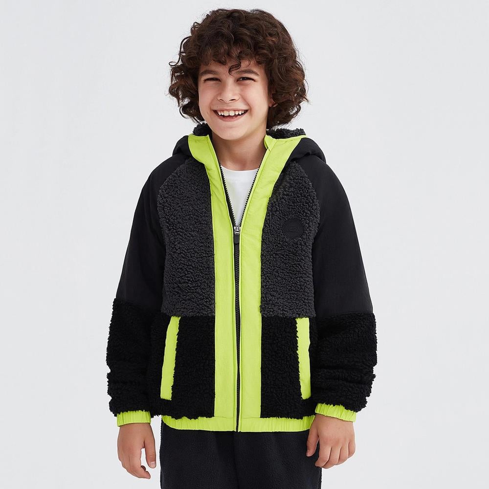 Skechers B Outdoor Fleece Full Zip Sherpa Çocuk Ceket SK232203