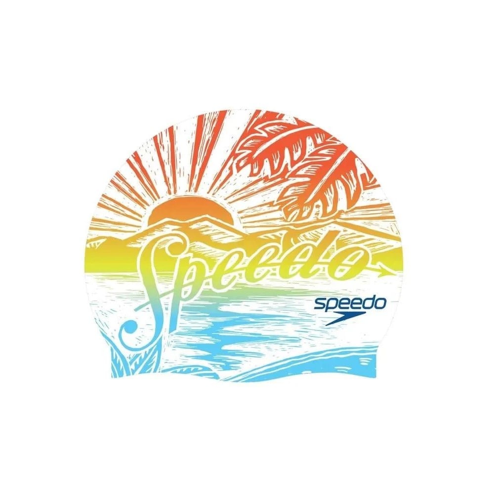 Speedo Slogan Prt Cap Unisex Bone