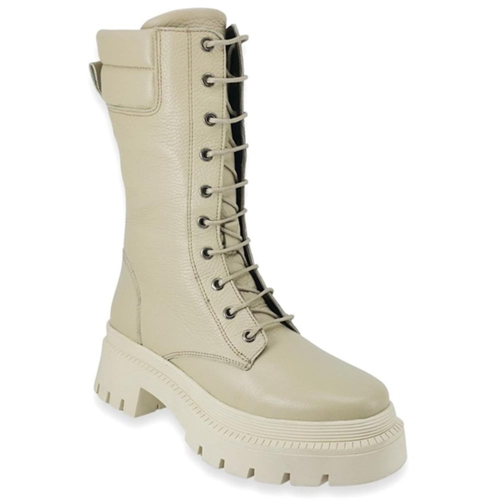 Albini 10075 Günlük Bayan Bot Bej