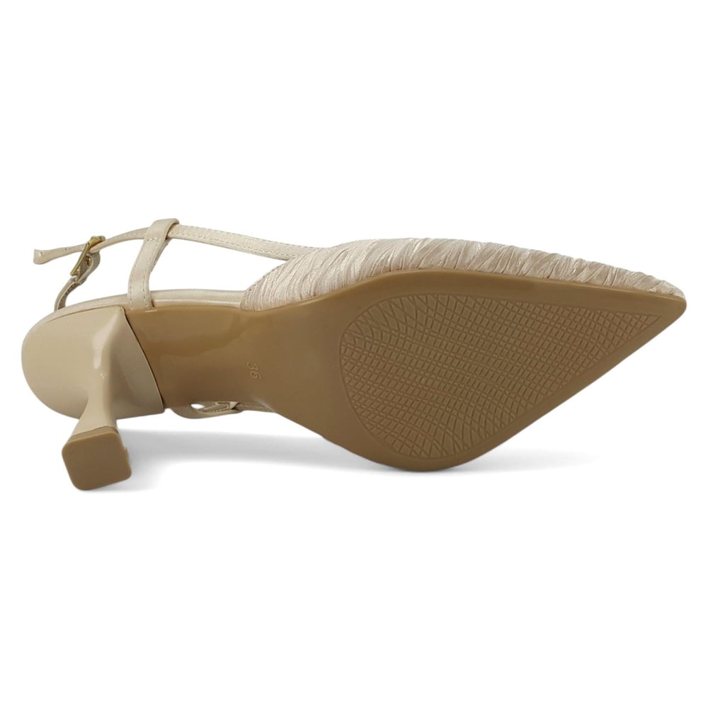 Beety 815 25YA Kadın Abiye Ayakkabı Bej