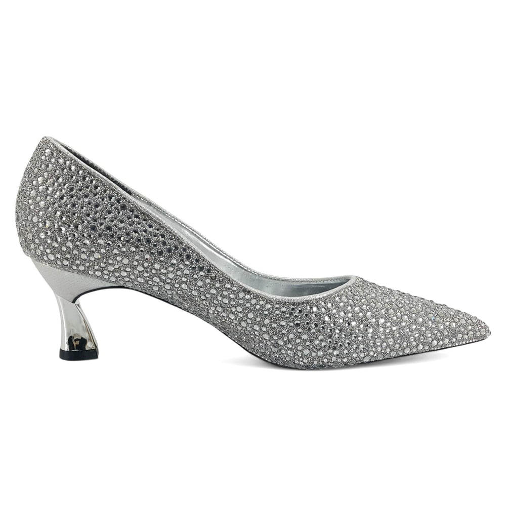 Beety 824 25YA Kadın Abiye Ayakkabı Gümüş