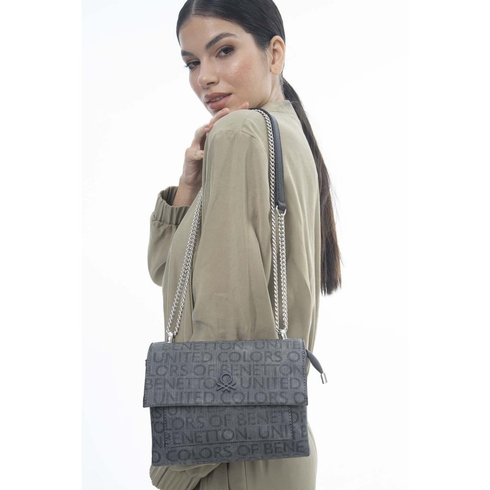 Benetton Bnt 1119 Kadın Kol Çantası Gri
