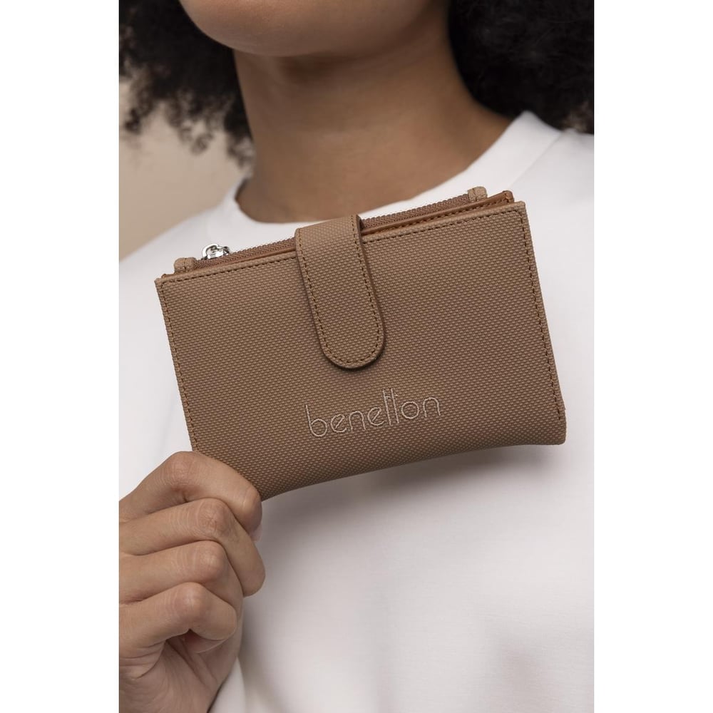 Benetton Bnt 1426 Kadın Cüzdan Camel