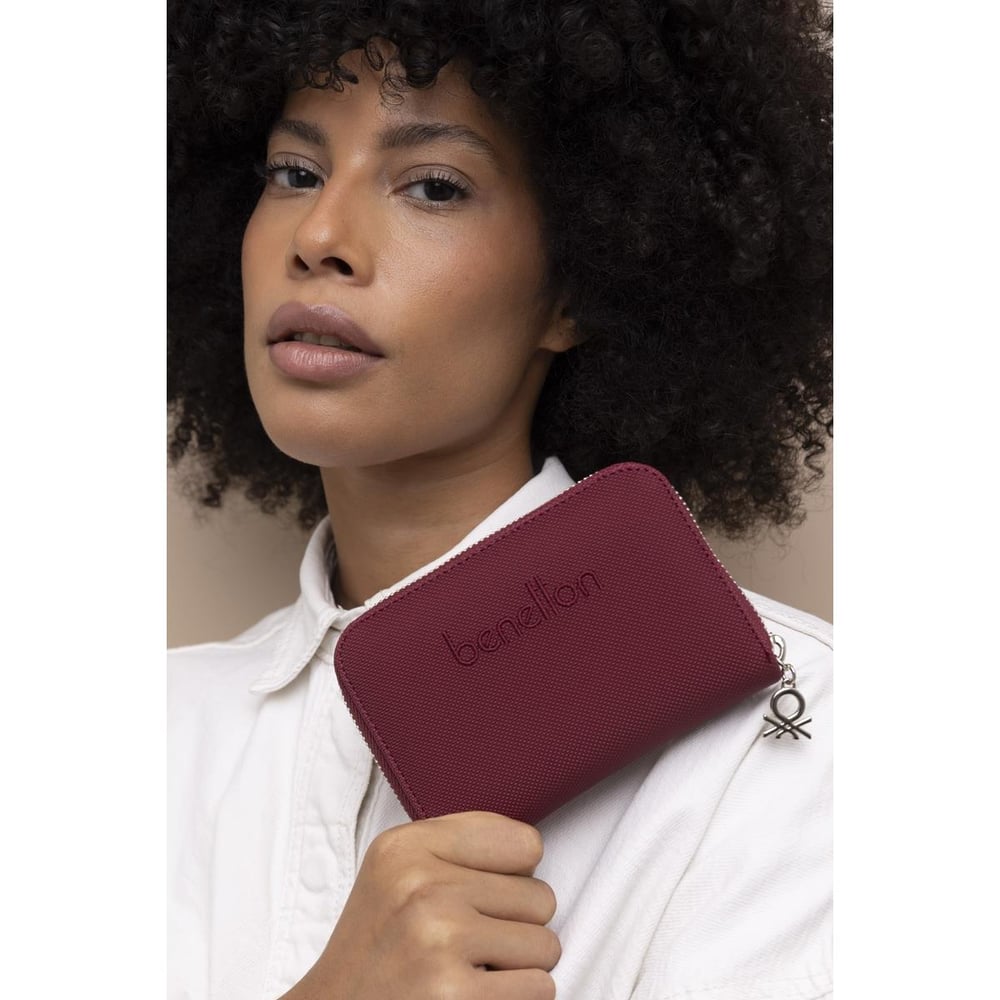 Benetton Bnt 1427 Kadın Cüzdan Bordo