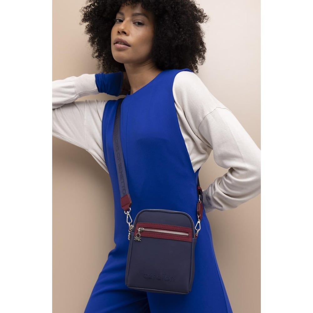 Benetton Bnt 1440 Женская сумка через плечо темно-синего цвета