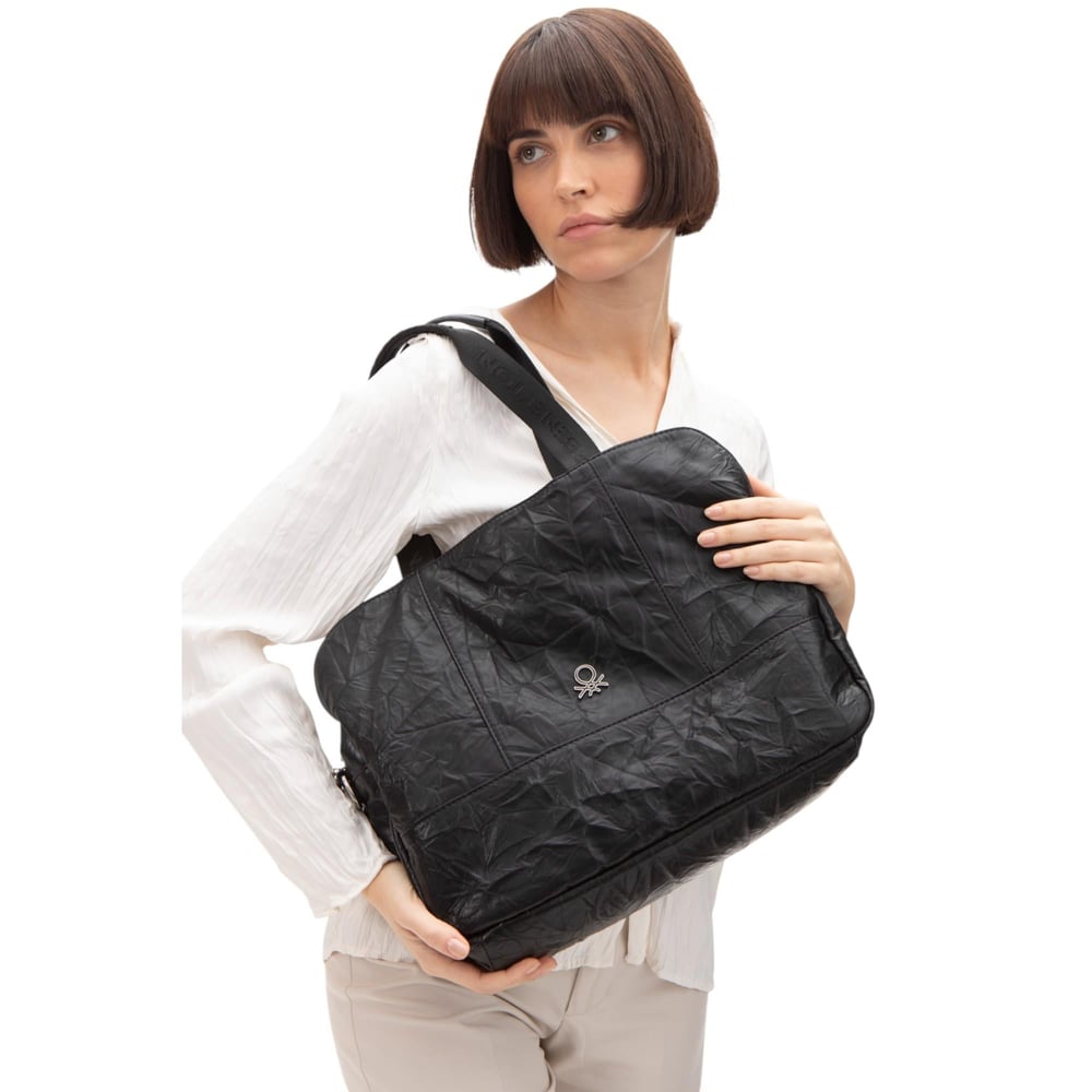 Benetton Bnt 1474 женская сумка на руку черная