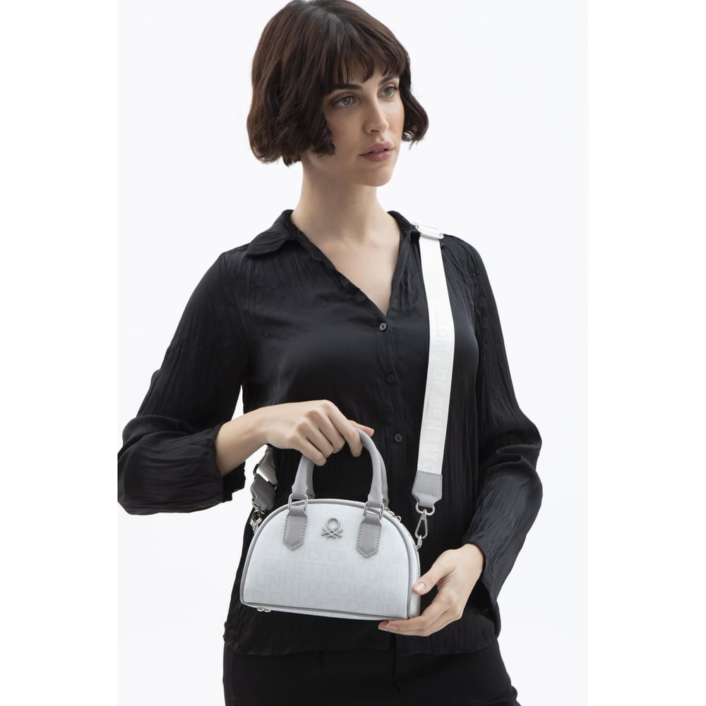 Benetton Bnt 1602 женская сумка на руку Белая