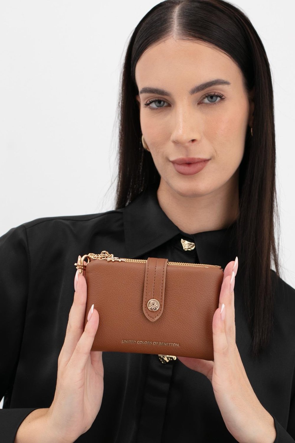 Benetton Bnt 1630 Kadın Cüzdan Taba