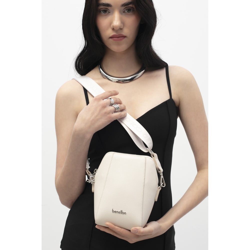 Benetton Bnt 1803 Kadın Çapraz Çanta Bej nehironline