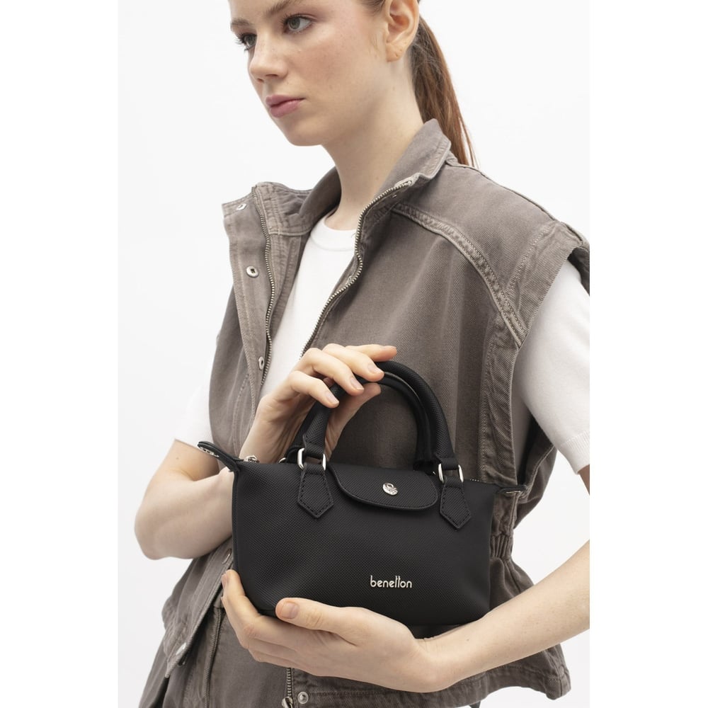 Benetton Bnt 1832 Kadın Çapraz Çanta Siyah