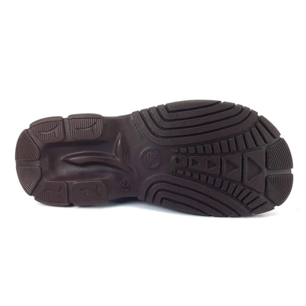 Ceyo 3200 1 Анатомические мужские тапочки коричневого цвета