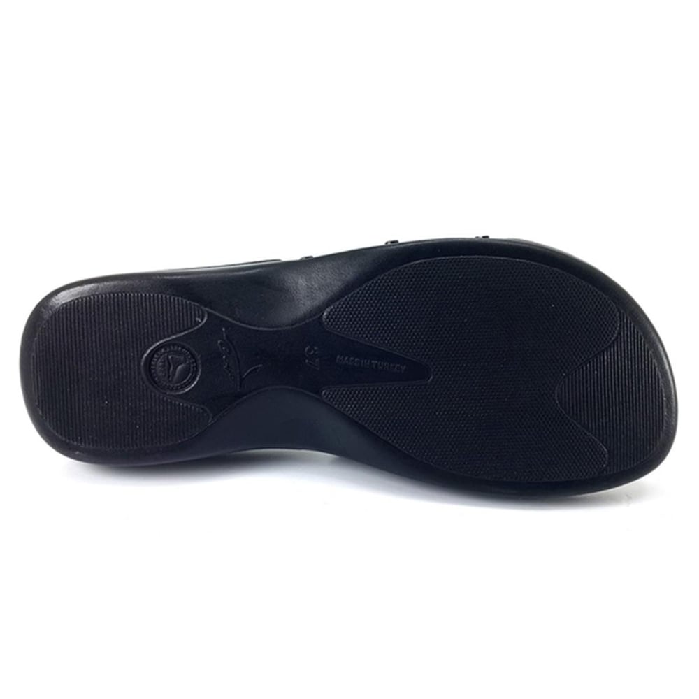 Ceyo 6500 1 23YT анатомические повседневные женские тапочки черного цвета