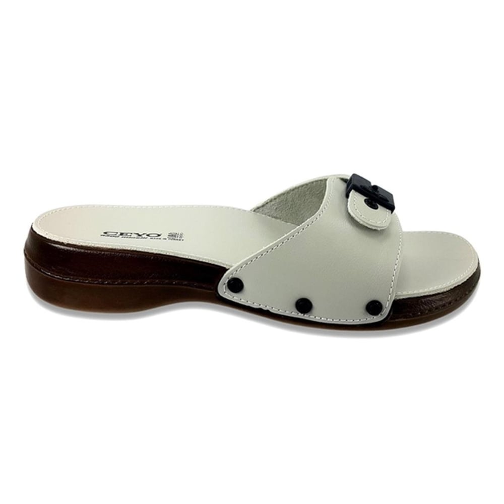 Ceyo 6500 23Y Minelli анатомические повседневные женские тапочки бежевые