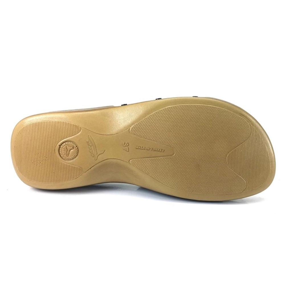 Женские анатомические повседневные тапочки Ceyo 6500 23Y Minelli темно-синего цвета