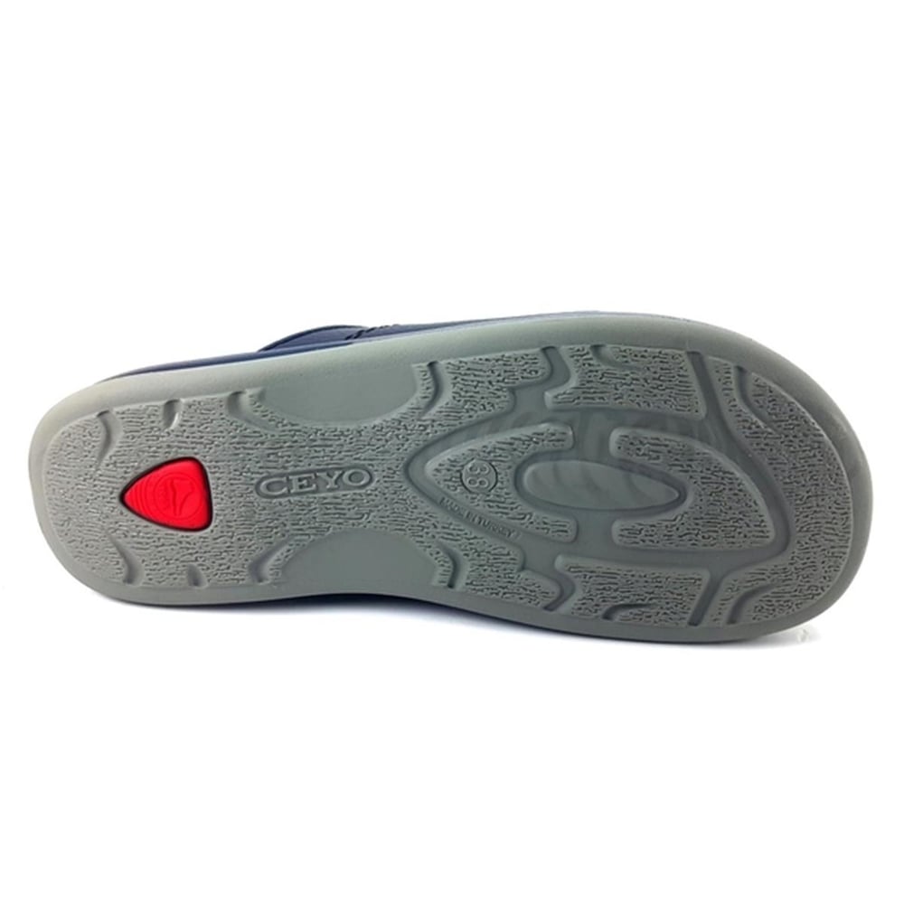 Ceyo 9844 Гибкие анатомические женские тапочки темно-синего цвета