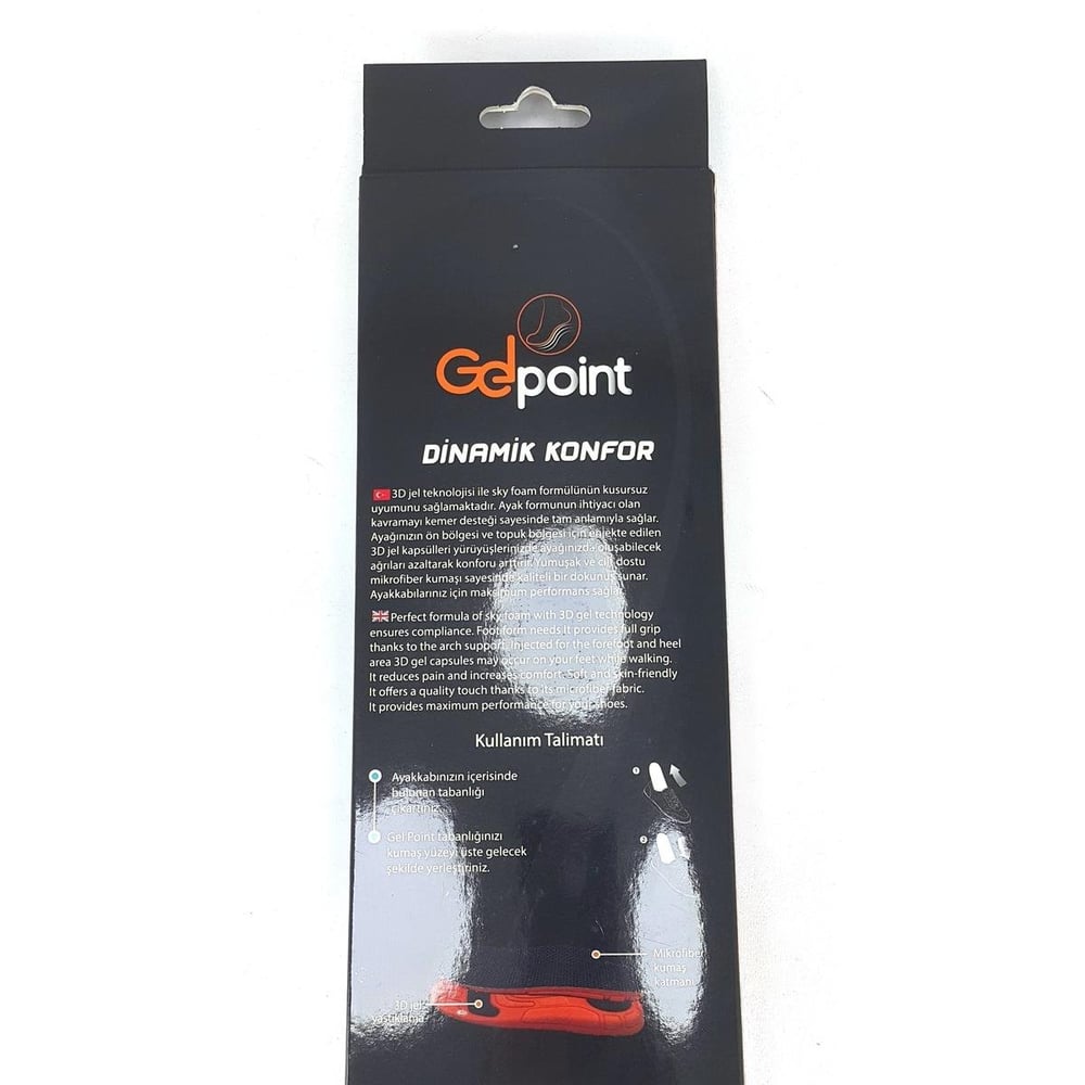 Dinamik konfor İç Tabanlık Siyah