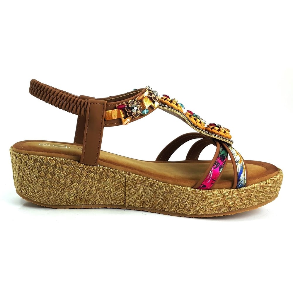 Guja 155 24YS Kadın Günlük Sandalet Camel