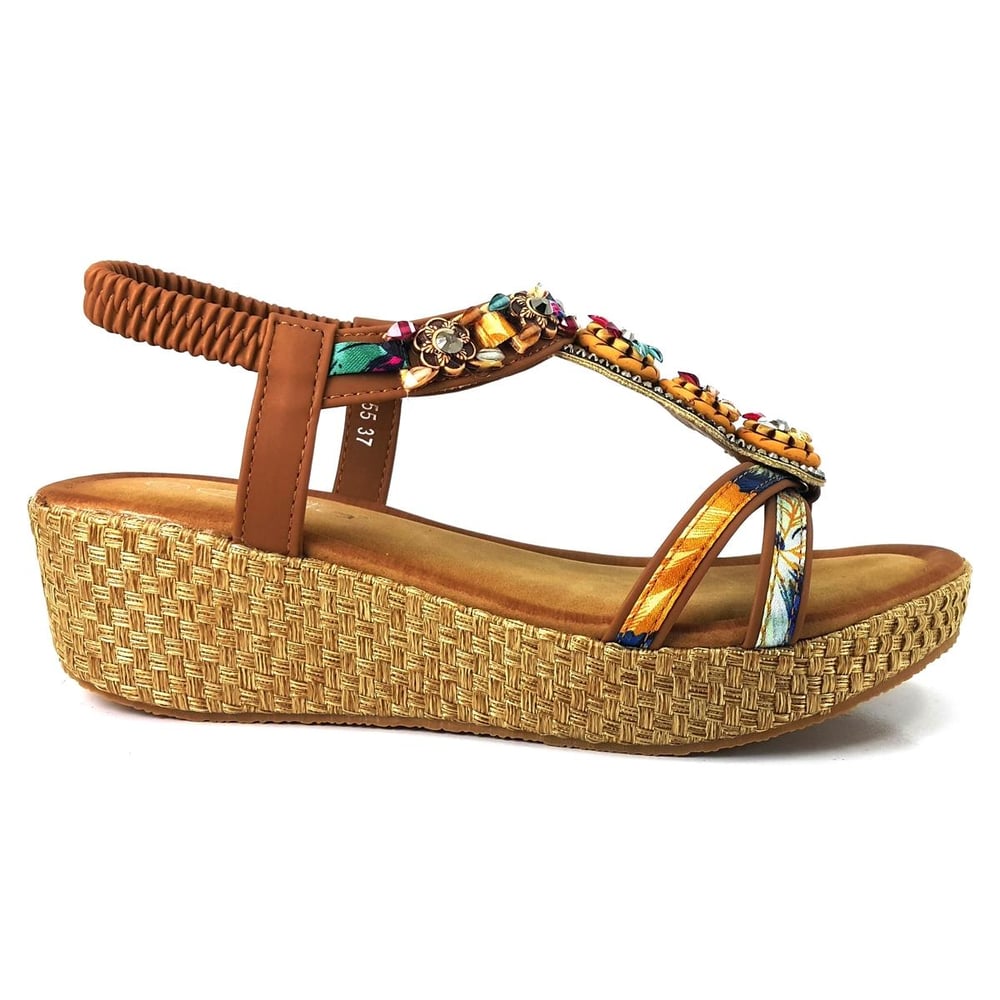 Guja 155 24YS Kadın Günlük Sandalet Camel