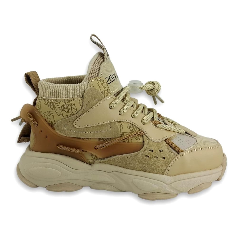 Guja 673 23KB детские кроссовки повседневные ботинки бежевый