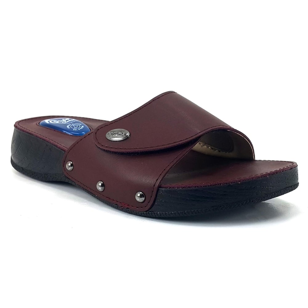 Icemen 02 25YT женские анатомические повседневные тапочки бордовый