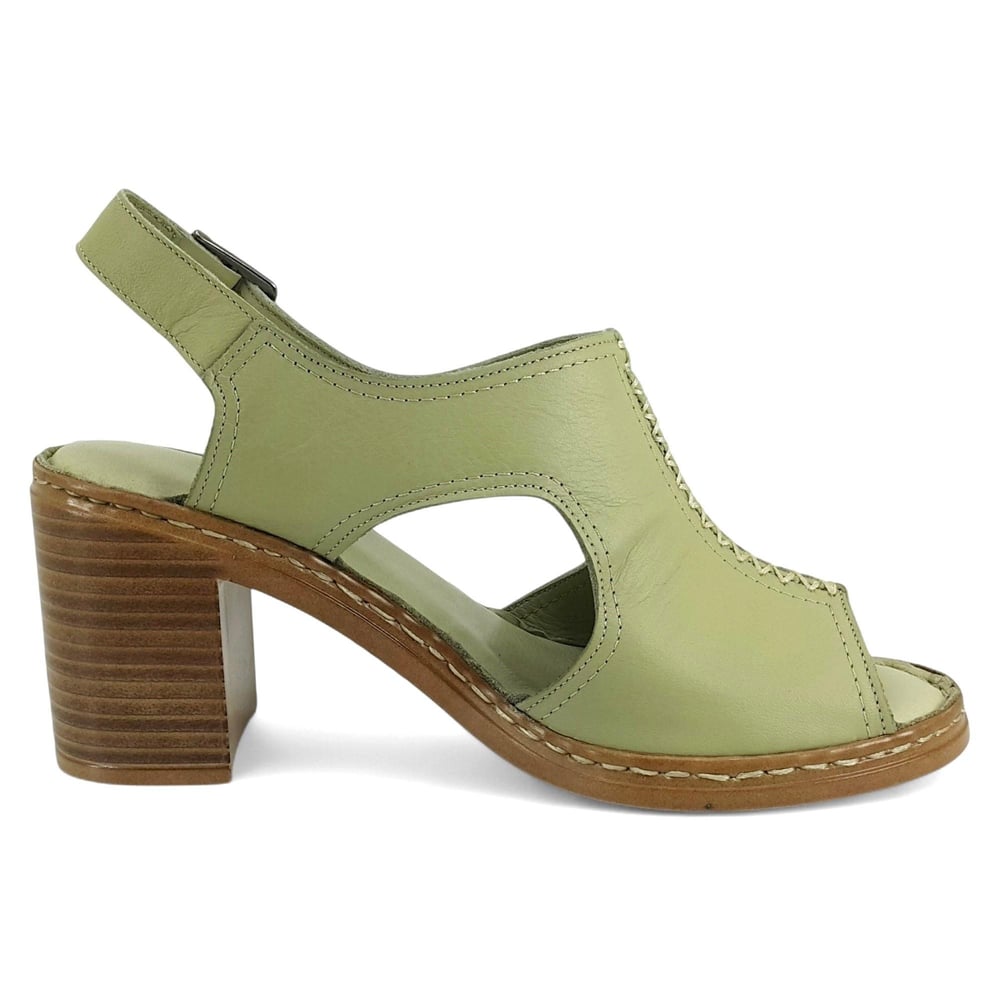 Mammamia 2405 25-летние женские повседневные сандалии зеленого цвета