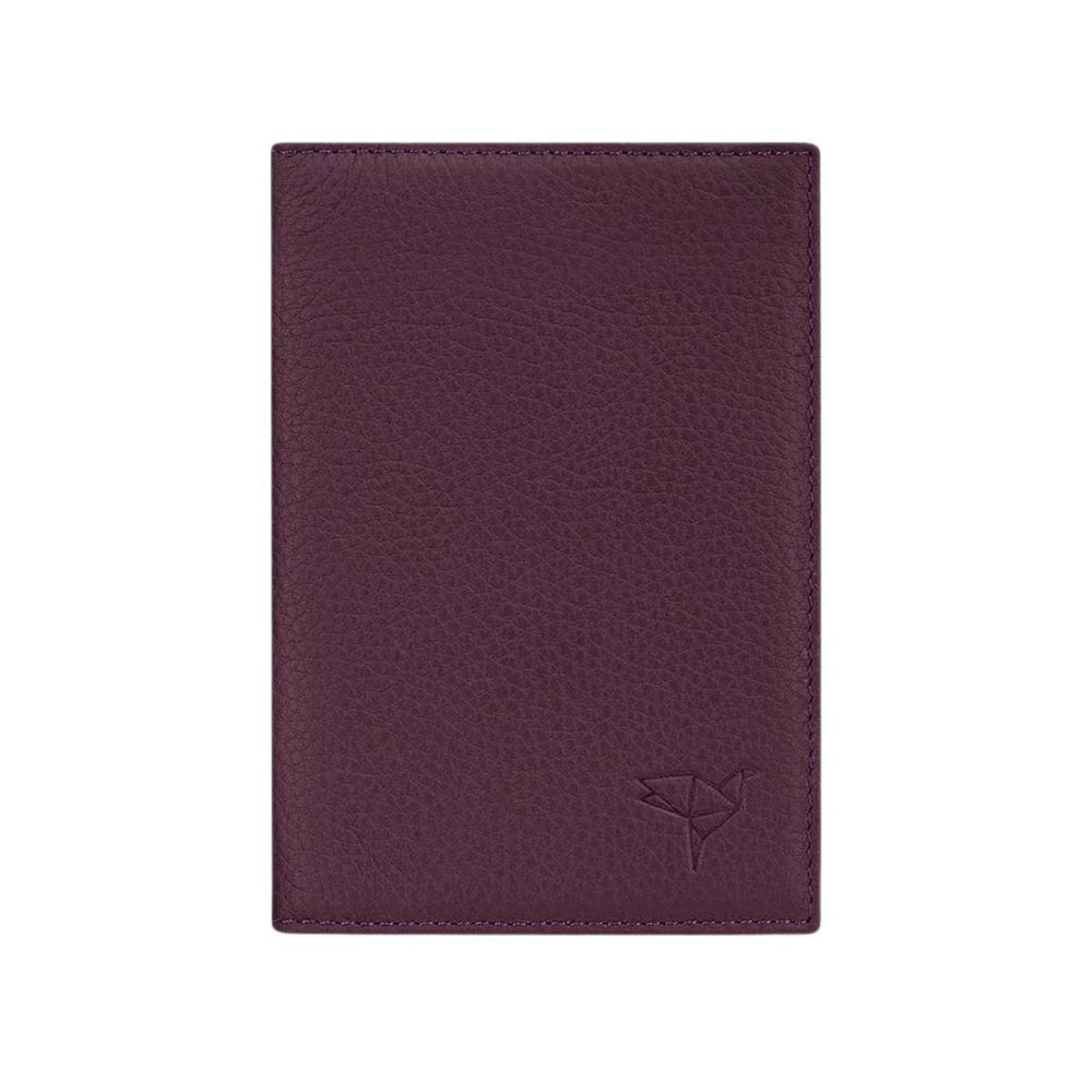 Garbalia Passcase Держатель для паспорта из натуральной кожи фиолетовый
