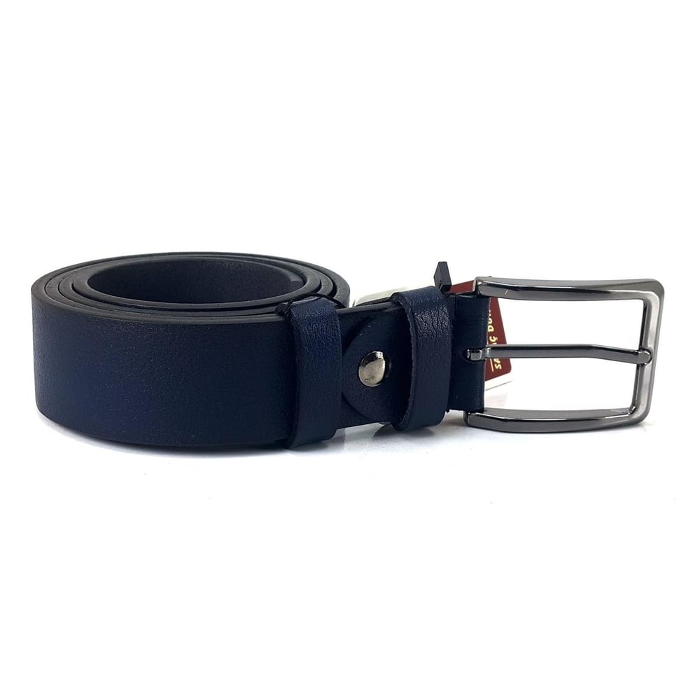 Saraç 1103 24K 3,5 Cm Erkek Kot Kemer Lacivert