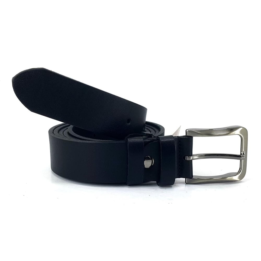 Saraç 1109 24K 3,5Cm Erkek Büyük Beden Kemer Siyah