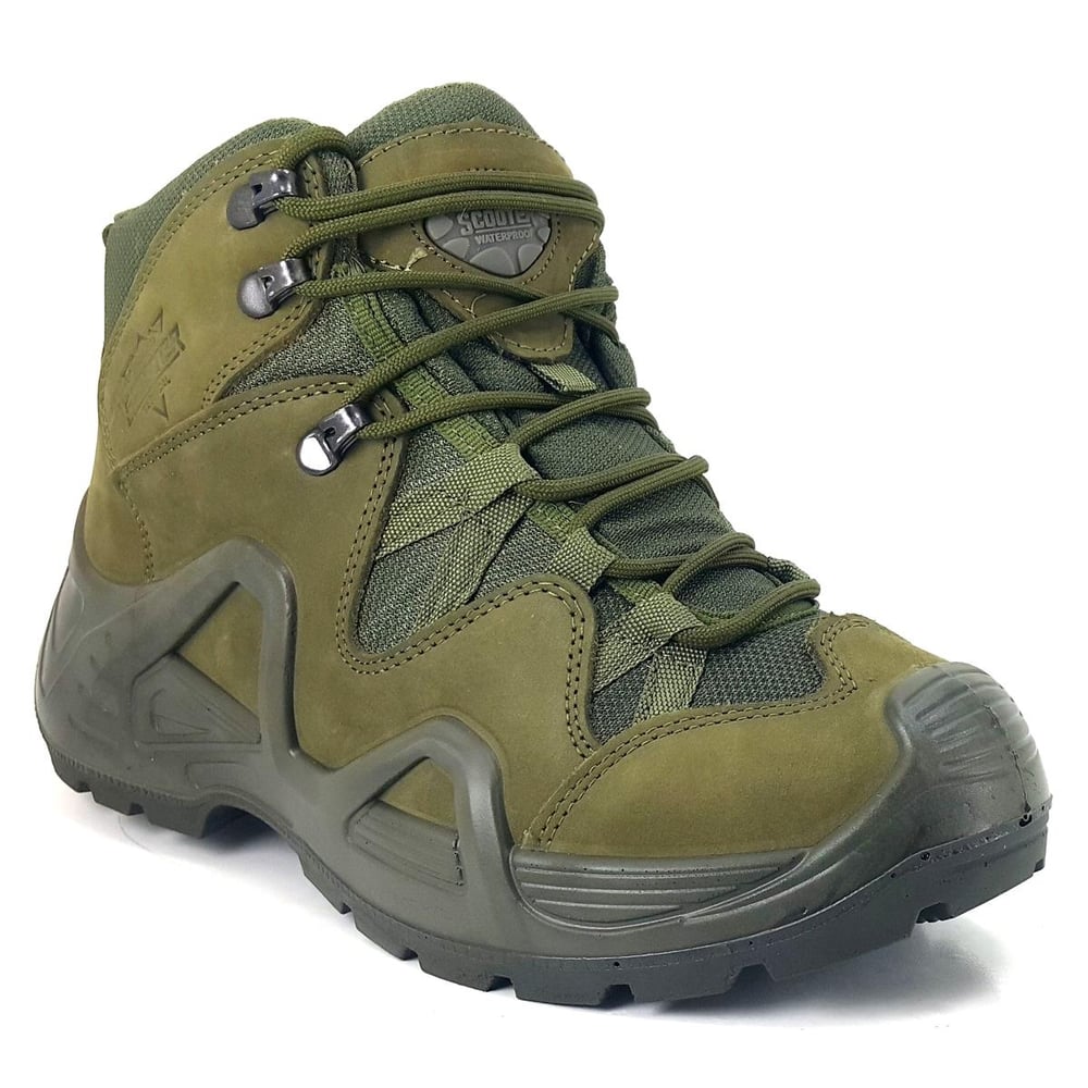 Scooter 1492 24KB Su Geçirmez Günlük Erkek Bot Haki Nubuk