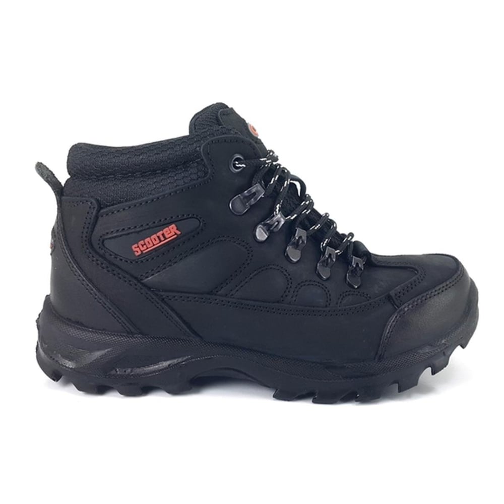 Scooter 5538 22KB Su Geçirmez Bayan Bot Siyah Nubuk