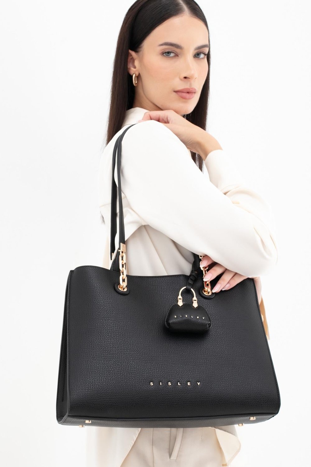 Sisley Sly 260 Kadın Kol Çantası Siyah