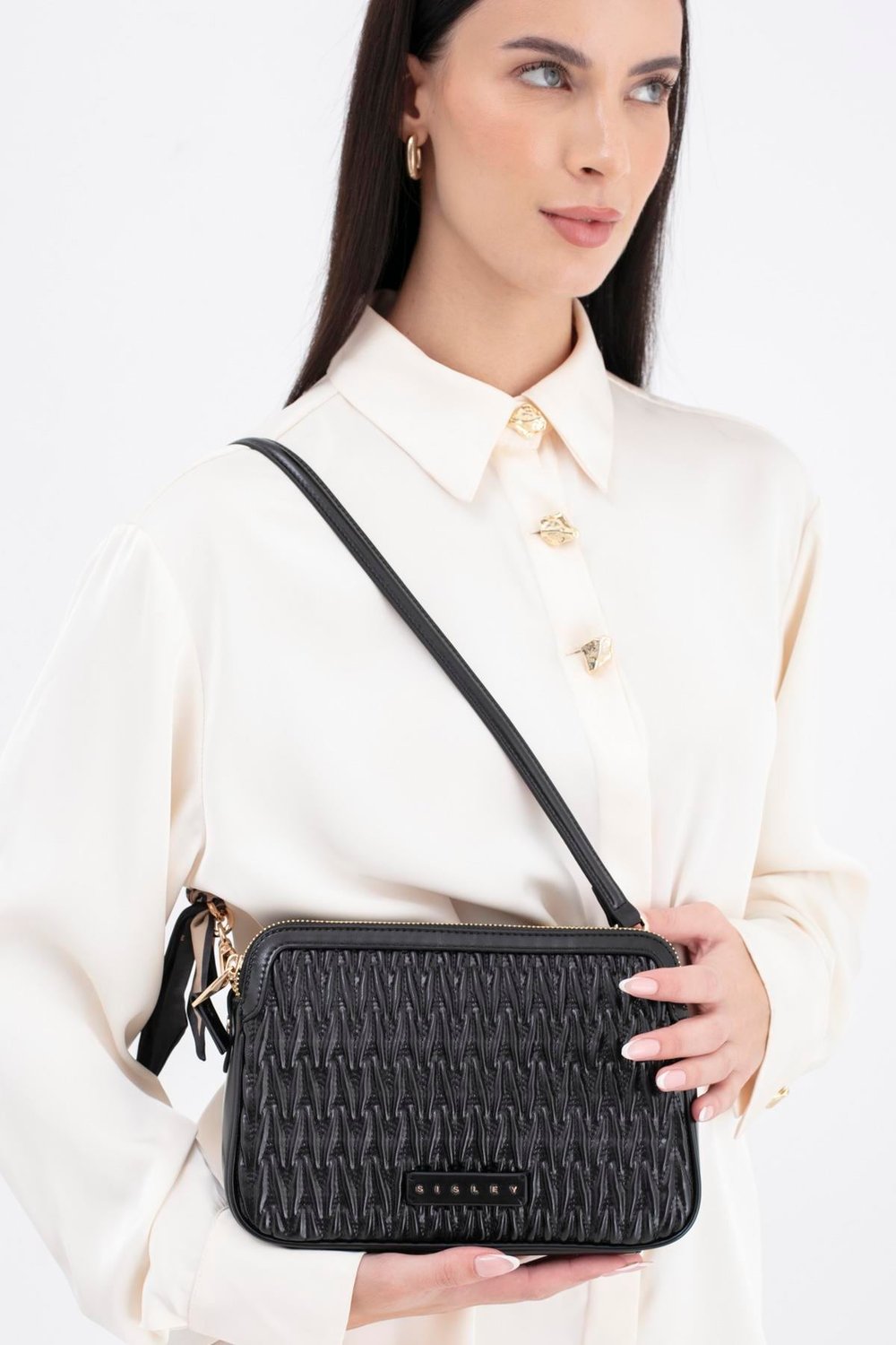 Sisley Sly 275 Kadın Kol Çantası Siyah
