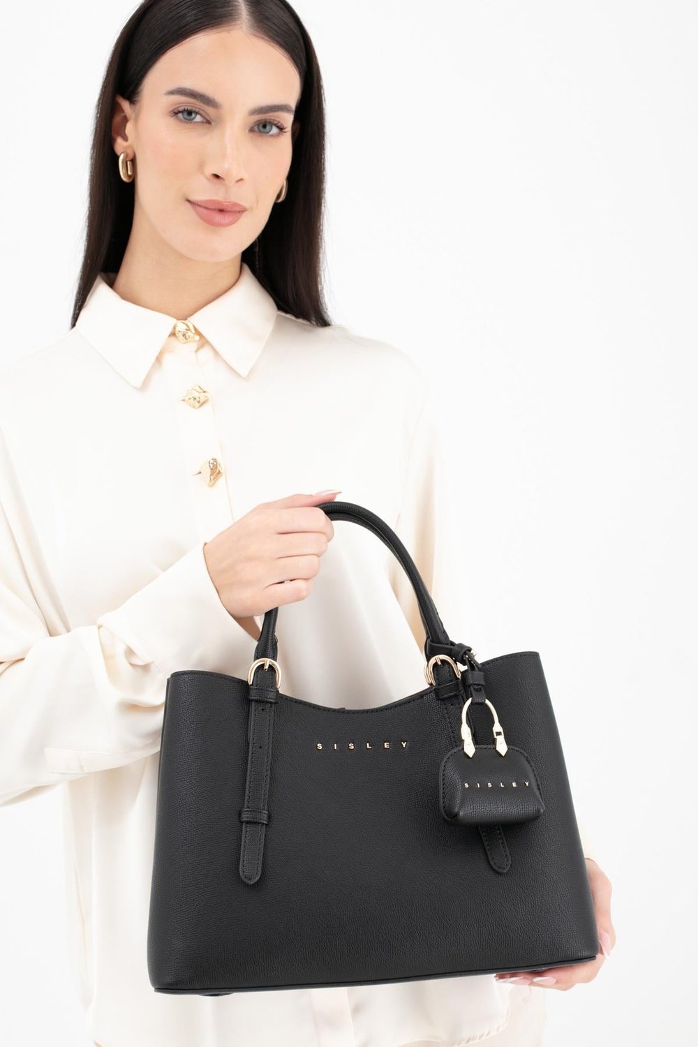 Sisley Sly 296 Kadın Kol Çantası Siyah