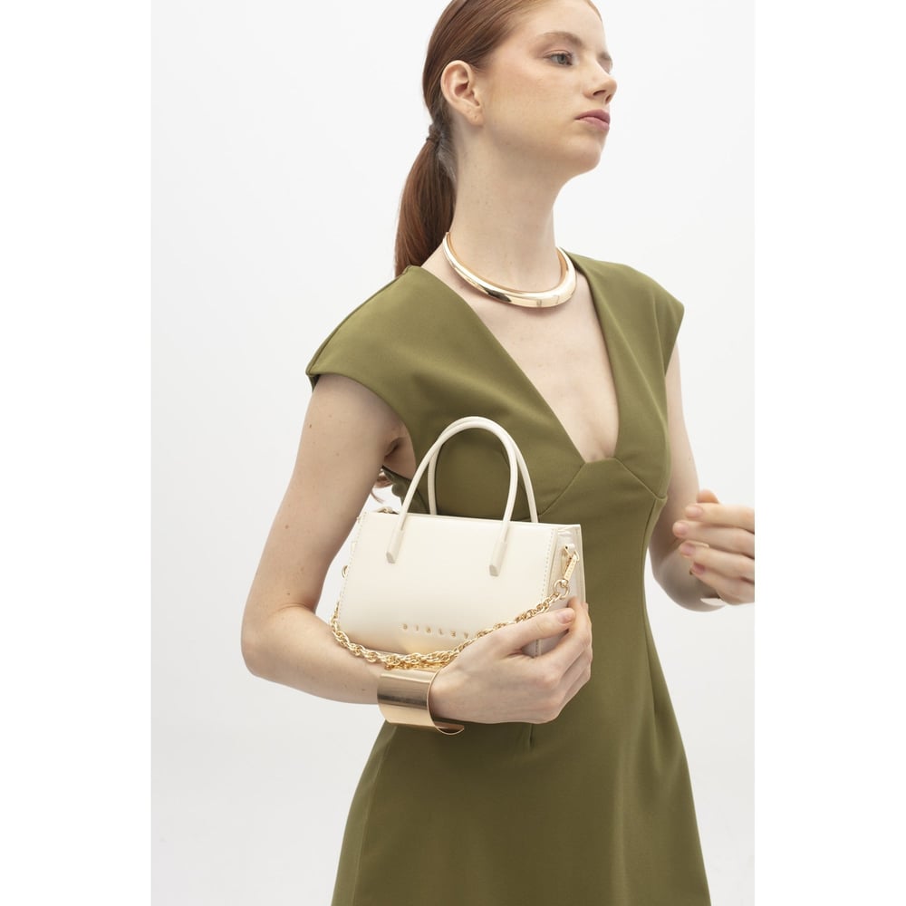 Sisley Sly 340 Kadın El Çantası Beyaz
