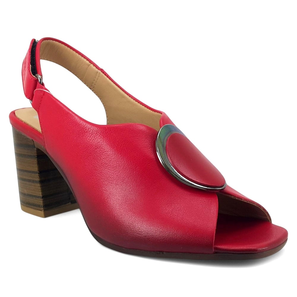 Венера 2108518 25-летние женские повседневные сандалии красного цвета
