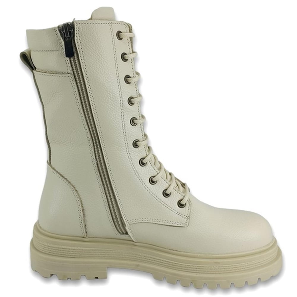 Венера 2152106 24KB повседневные женские ботинки бежевого цвета