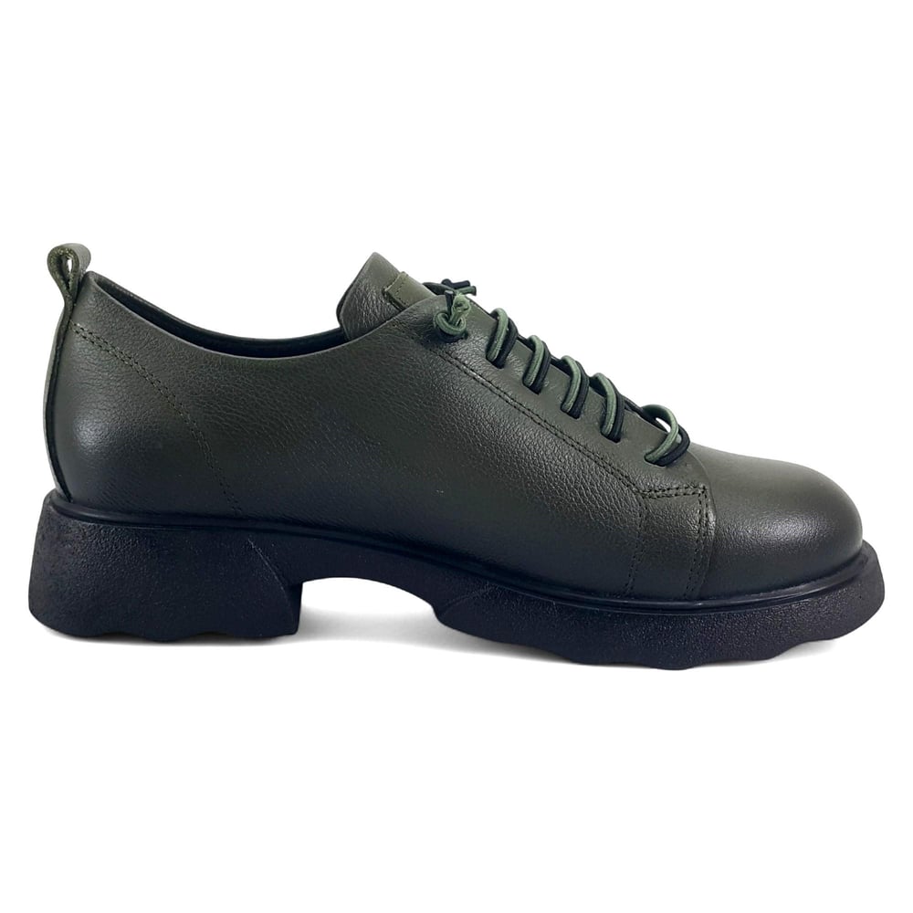 Венера 2553801 25KA Женская повседневная обувь зеленого цвета