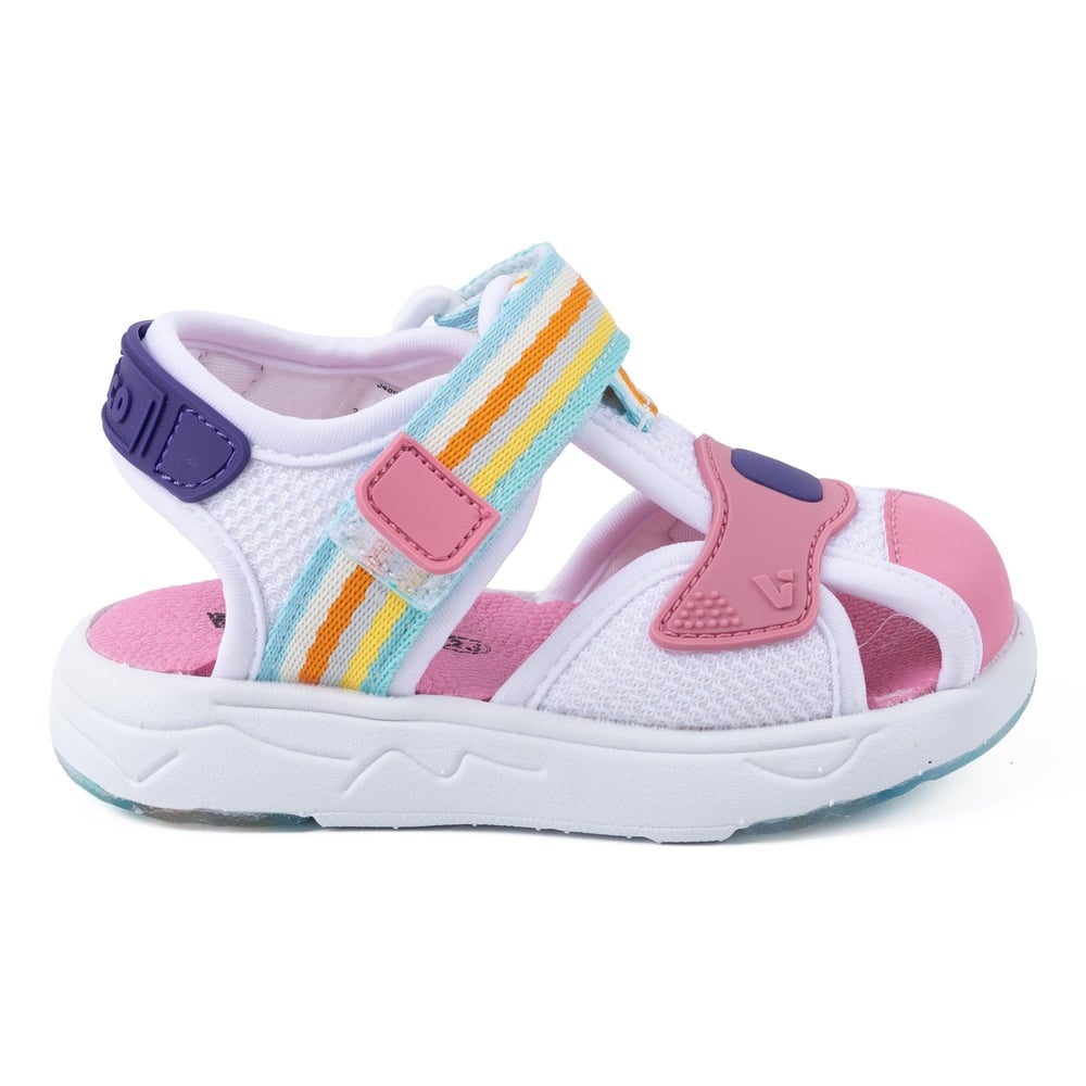 Vicco Flow 26YS Çocuk Günlük Sandalet Beyaz Pembe